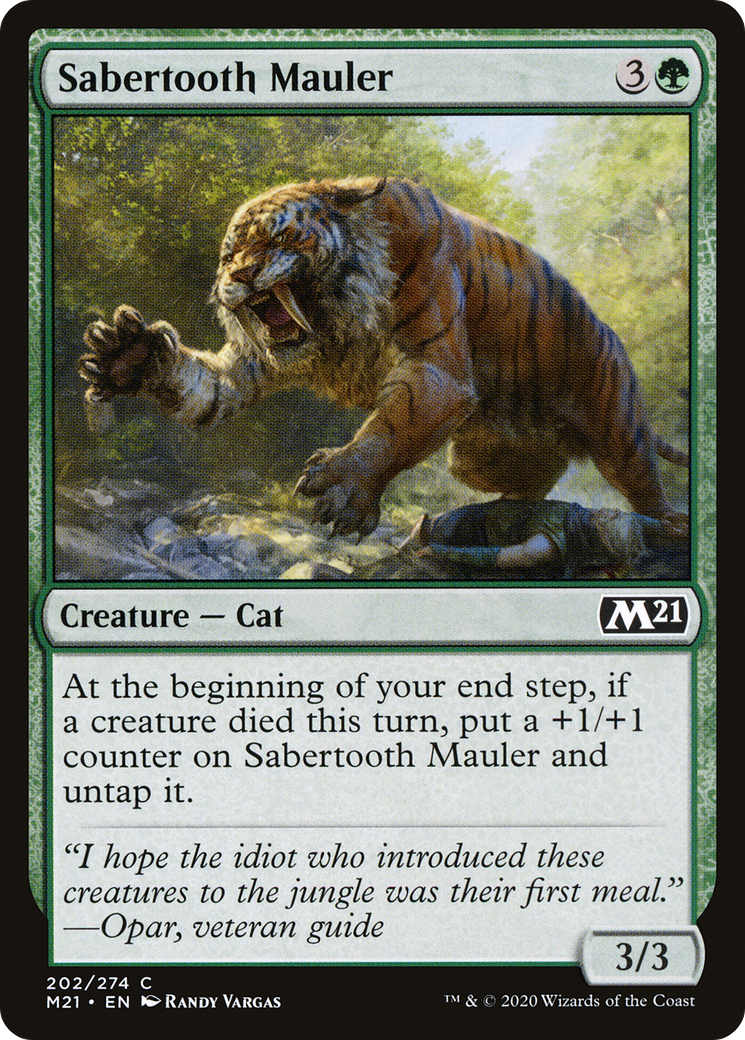 Sabertooth Mauler [Core Set 2021] | Grognard Games