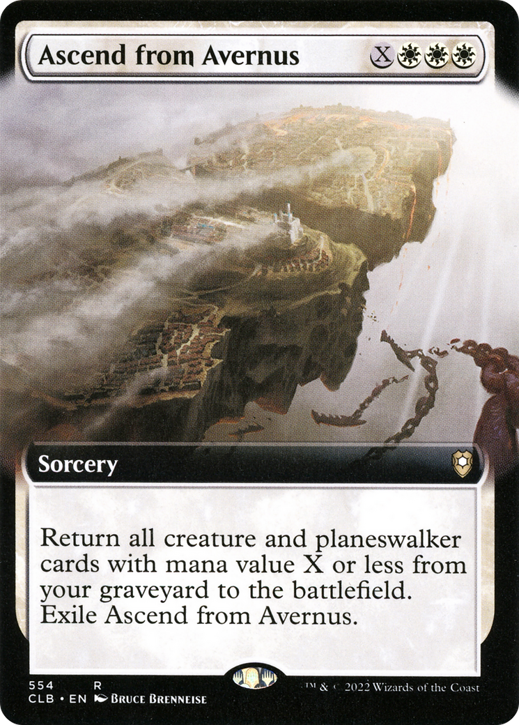 Ascend from Avernus (Extended Art) [Commander Legends: Battle for Baldur's Gate] | Grognard Games