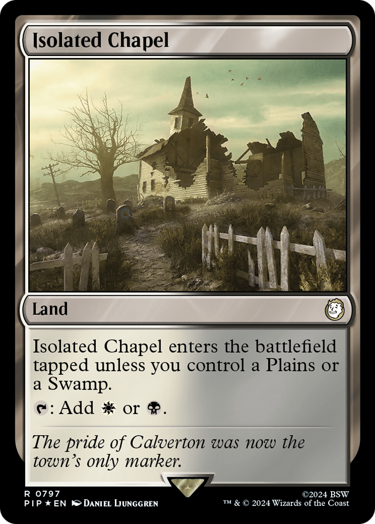 Isolated Chapel (Surge Foil) [Fallout] | Grognard Games