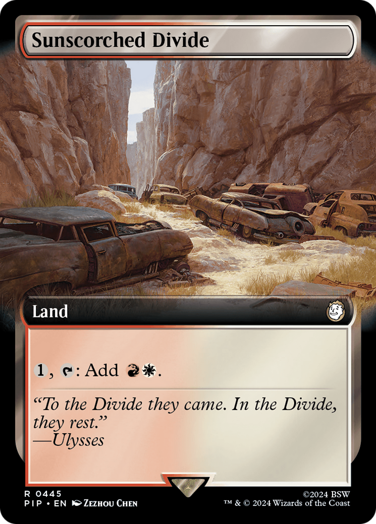 Sunscorched Divide (Extended Art) [Fallout] | Grognard Games