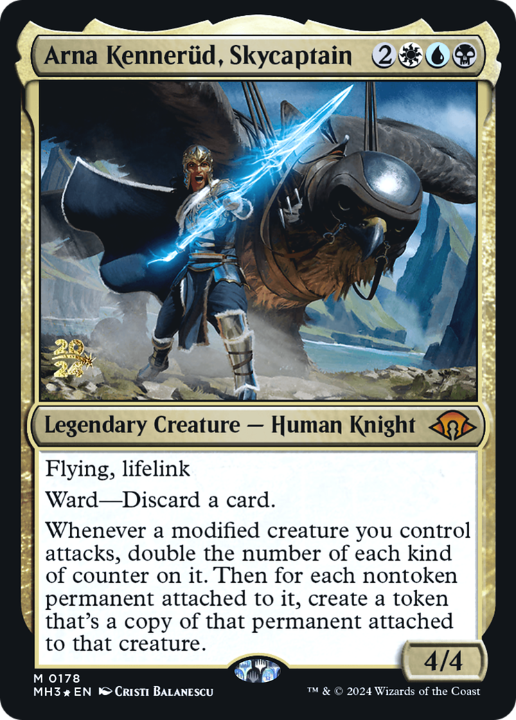 Arna Kennerud, Skycaptain [Modern Horizons 3 Prerelease Promos] | Grognard Games