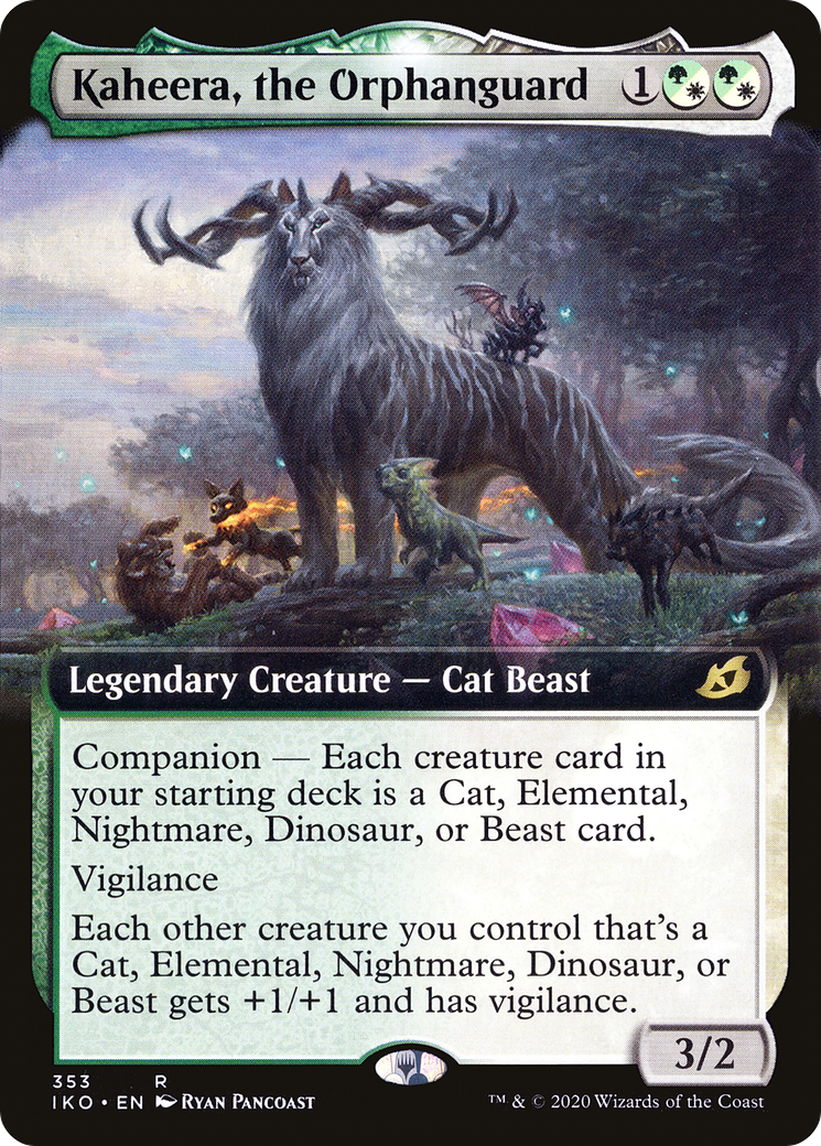 Kaheera, the Orphanguard (Extended Art) [Ikoria: Lair of Behemoths] | Grognard Games