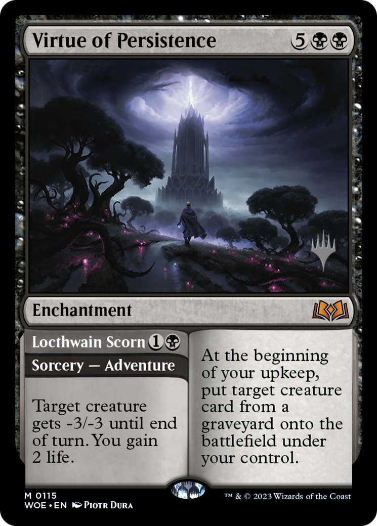 Virtue of Persistence (Promo Pack) [Wilds of Eldraine Promos] | Grognard Games