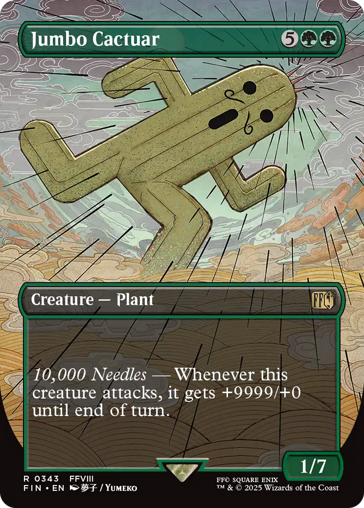 Jumbo Cactuar (Borderless) [FINAL FANTASY] | Grognard Games