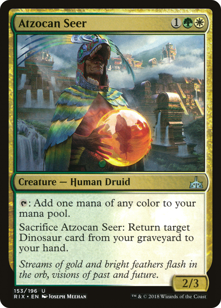 Atzocan Seer [Rivals of Ixalan] | Grognard Games
