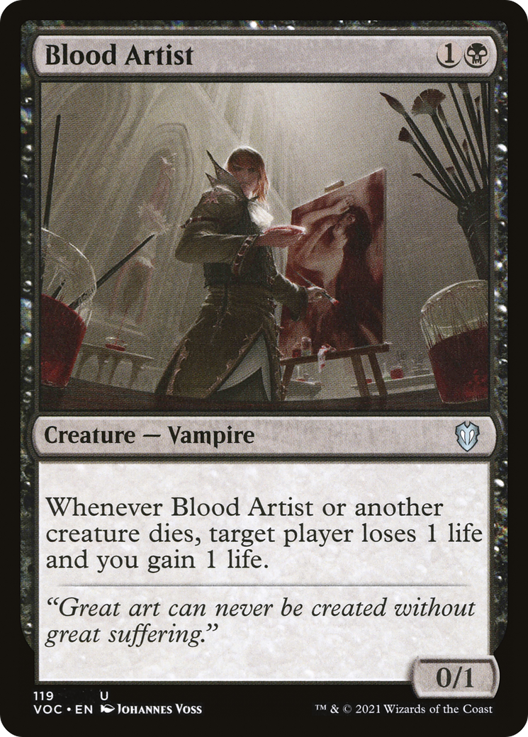 Blood Artist [Innistrad: Crimson Vow Commander] | Grognard Games