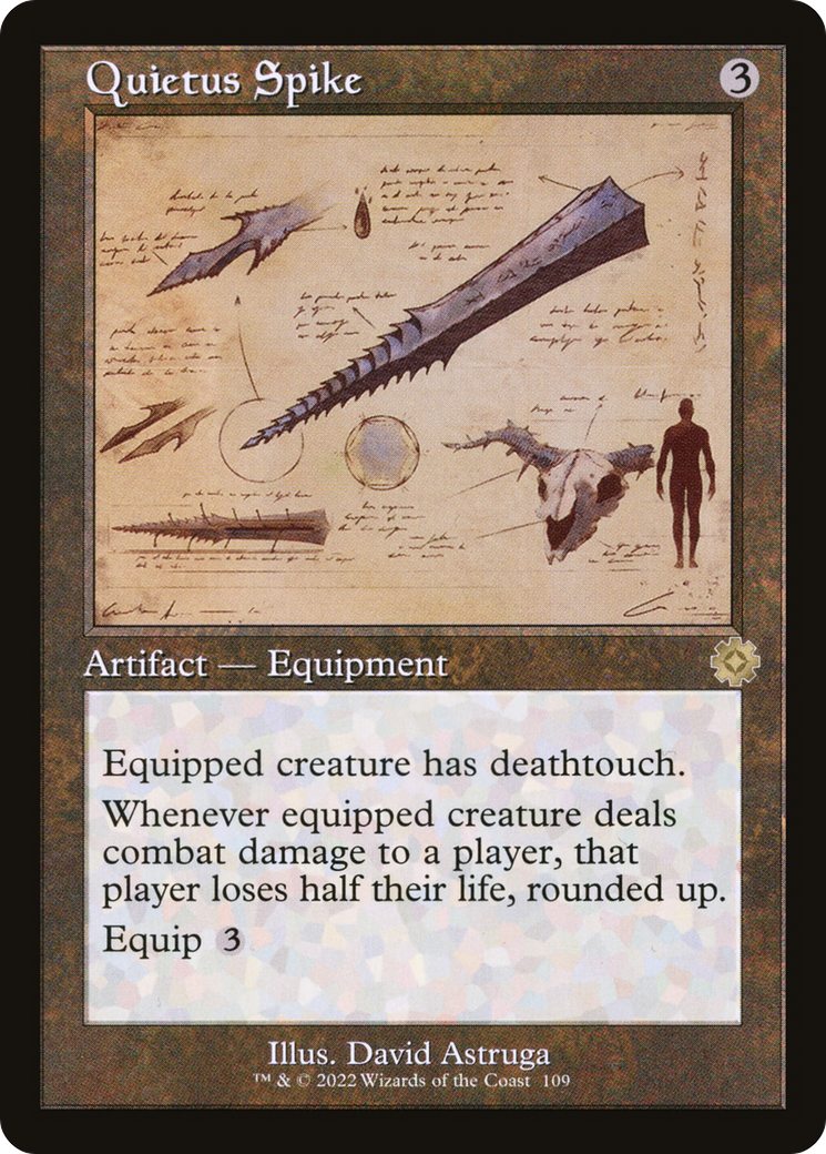 Quietus Spike (Retro Schematic) [The Brothers' War Retro Artifacts] | Grognard Games