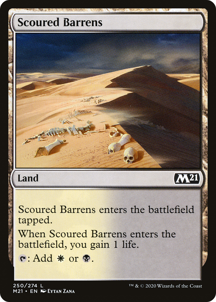 Scoured Barrens [Core Set 2021] | Grognard Games