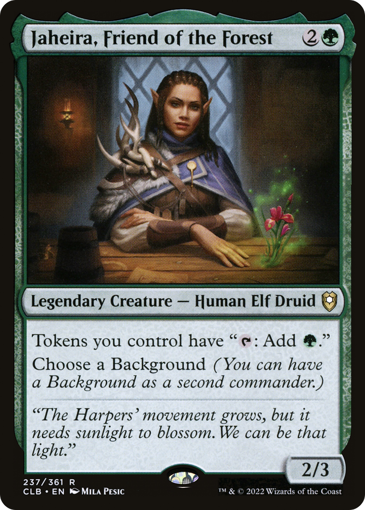 Jaheira, Friend of the Forest [Commander Legends: Battle for Baldur's Gate] | Grognard Games