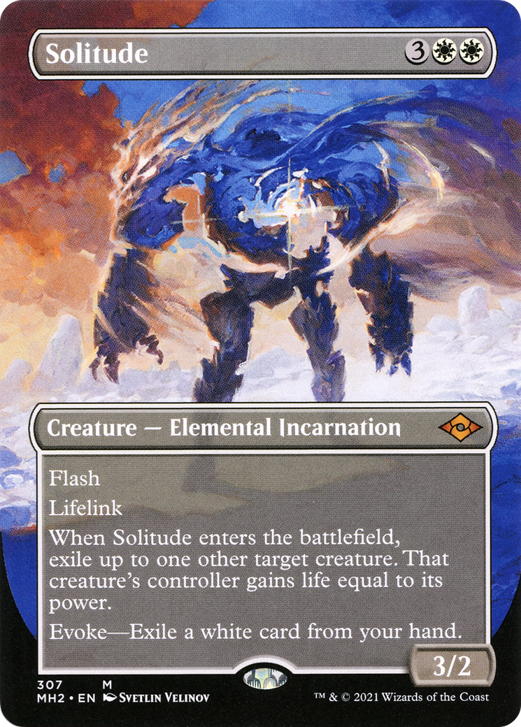 Solitude (Borderless Alternate Art) [Modern Horizons 2] – Grognard Games