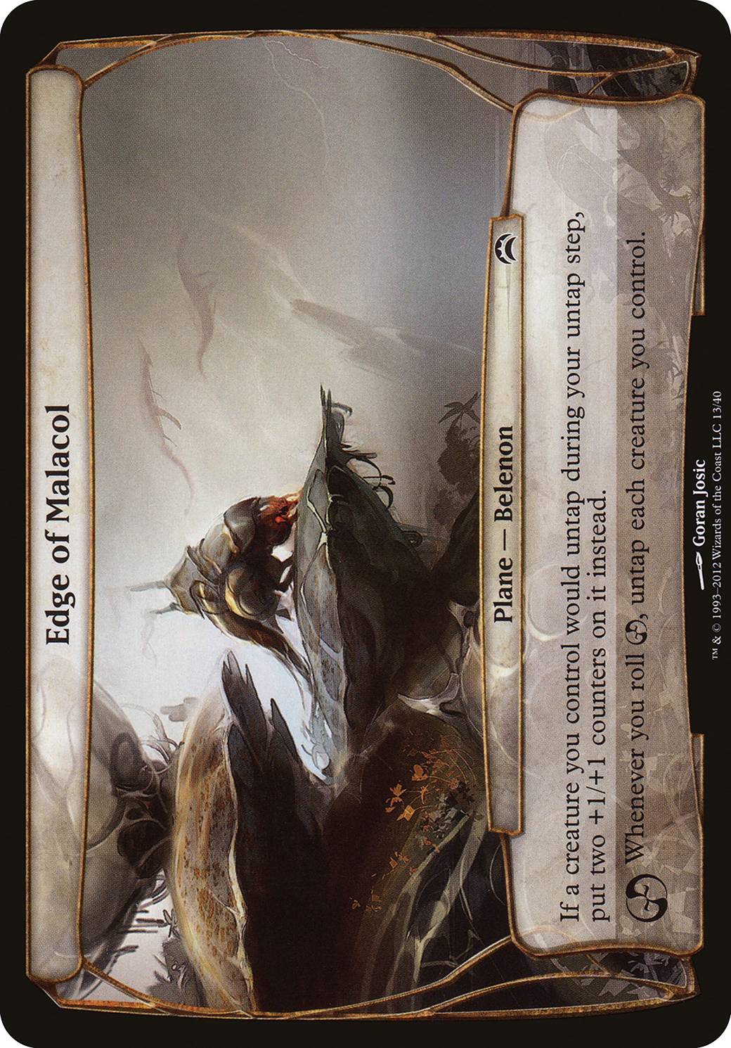 Edge of Malacol (OVER-013) - Planechase 2012 Planes Foil | Grognard Games