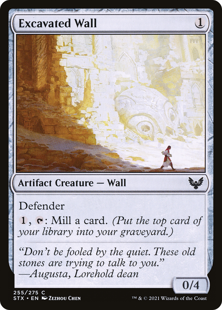 Excavated Wall [Strixhaven: School of Mages] | Grognard Games