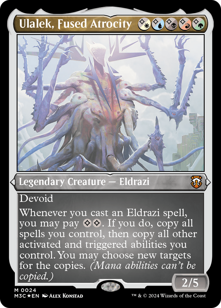 Ulalek, Fused Atrocity (Foil Etched) [Modern Horizons 3 Commander] | Grognard Games