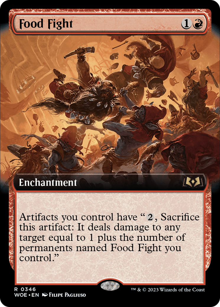 Food Fight (Extended Art) [Wilds of Eldraine] | Grognard Games
