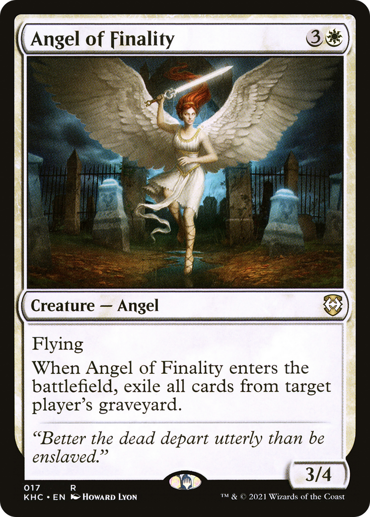 Angel of Finality [Kaldheim Commander] | Grognard Games