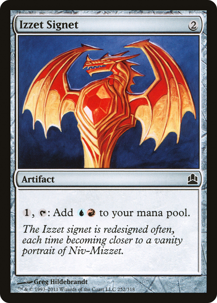 Izzet Signet (CMD-252) - Commander 2011 | Grognard Games
