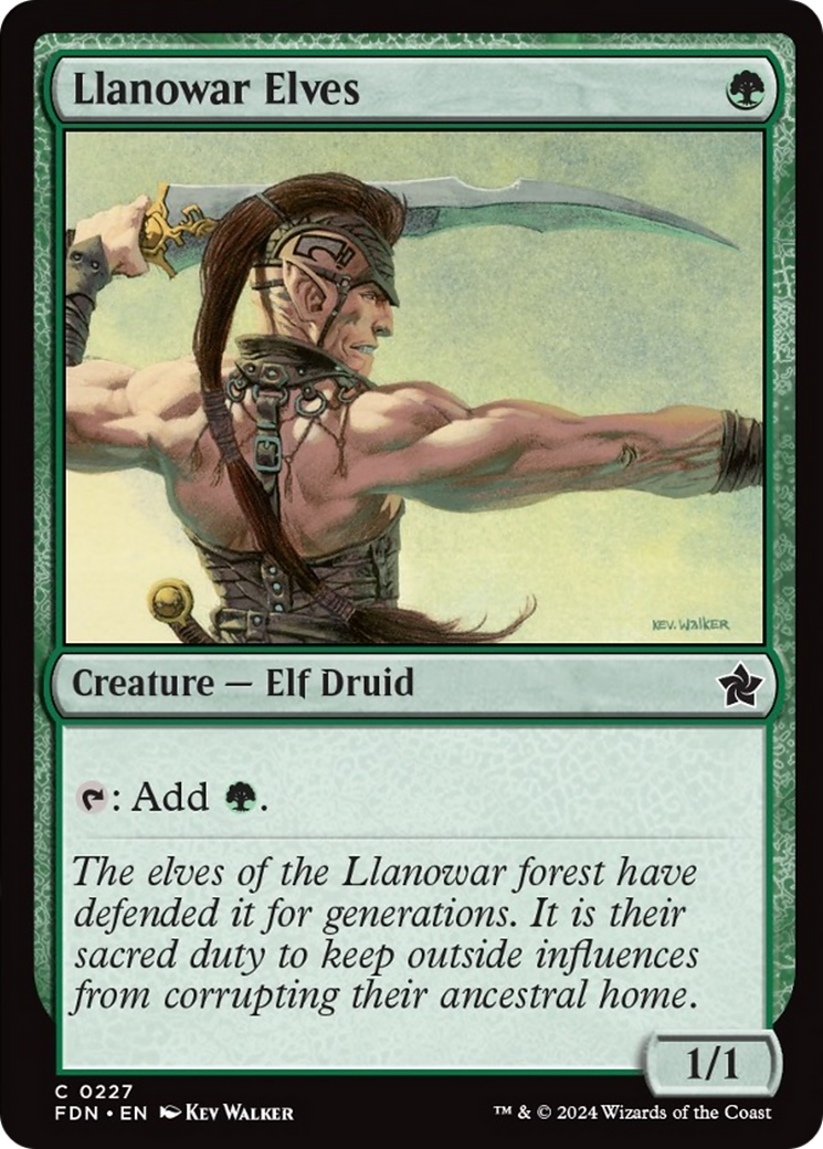 Llanowar Elves [Foundations] | Grognard Games