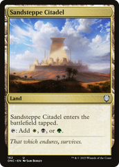 Sandsteppe Citadel [Phyrexia: All Will Be One Commander] | Grognard Games