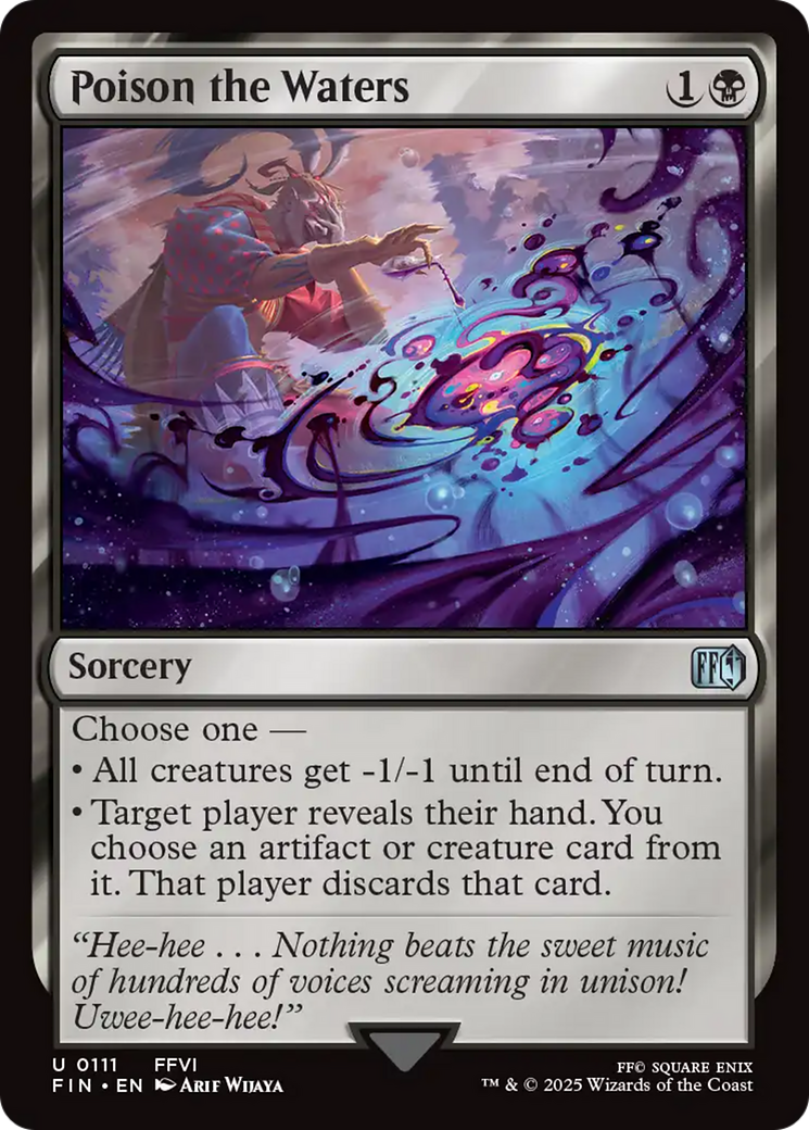 Poison the Waters (FIN-111) - FINAL FANTASY Foil | Grognard Games