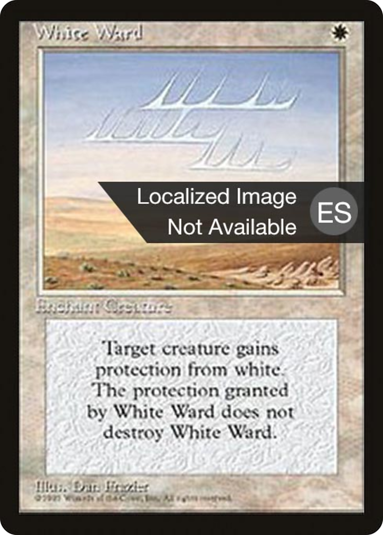 White Ward [Fourth Edition (Foreign Black Border)] | Grognard Games