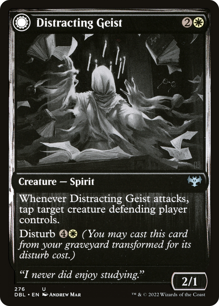 Distracting Geist // Clever Distraction [Innistrad: Double Feature] | Grognard Games