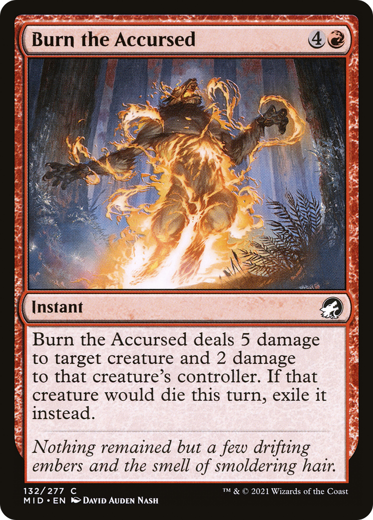 Burn the Accursed [Innistrad: Midnight Hunt] | Grognard Games