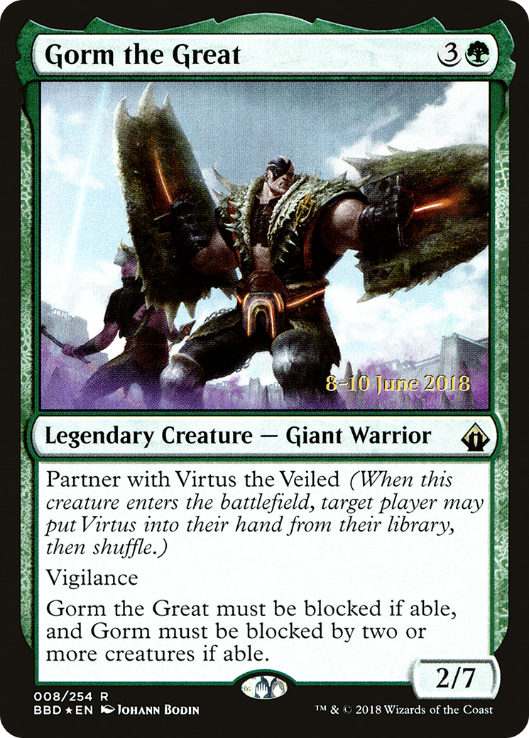 Gorm the Great  [Battlebond Prerelease Promos] | Grognard Games