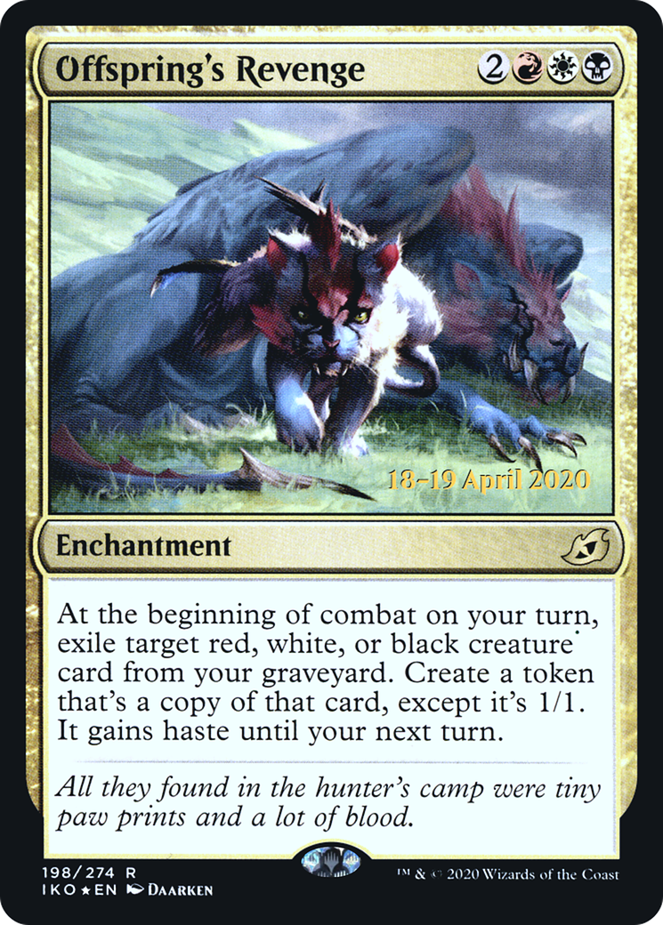 Offspring's Revenge  [Ikoria: Lair of Behemoths Prerelease Promos] | Grognard Games