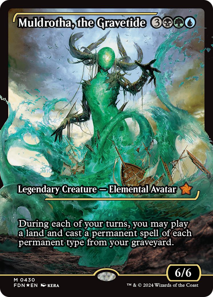 Muldrotha, the Gravetide (Showcase) (Japanese) [Foundations] | Grognard Games