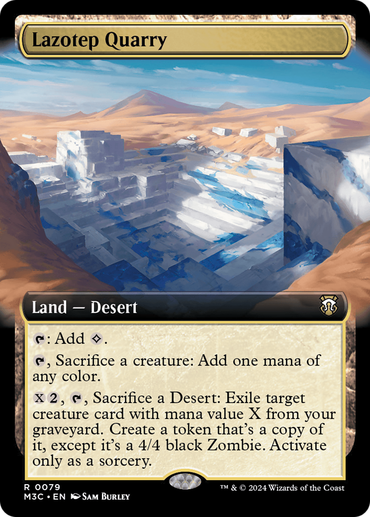 Lazotep Quarry (Extended Art) [Modern Horizons 3 Commander] | Grognard Games