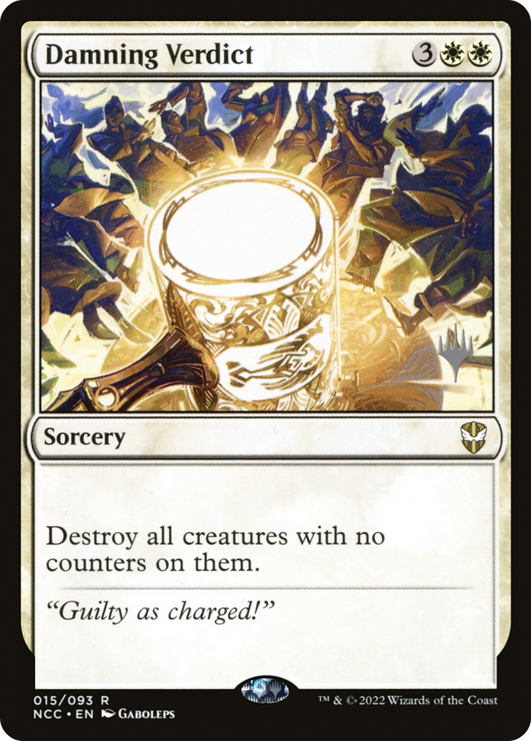 Damning Verdict (Promo Pack) [Streets of New Capenna Commander Promos] | Grognard Games