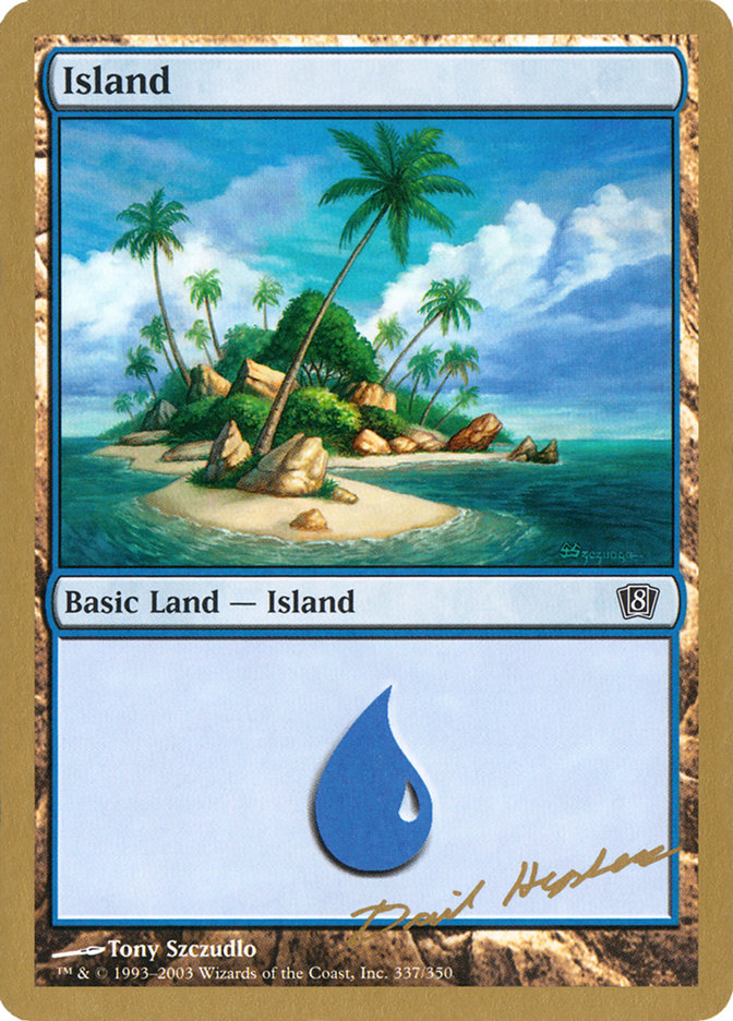 Island (dh337) (Dave Humpherys) [World Championship Decks 2003] | Grognard Games