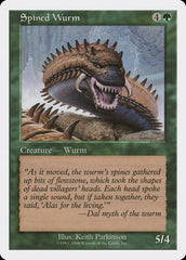 Spined Wurm [Media Promos] | Grognard Games