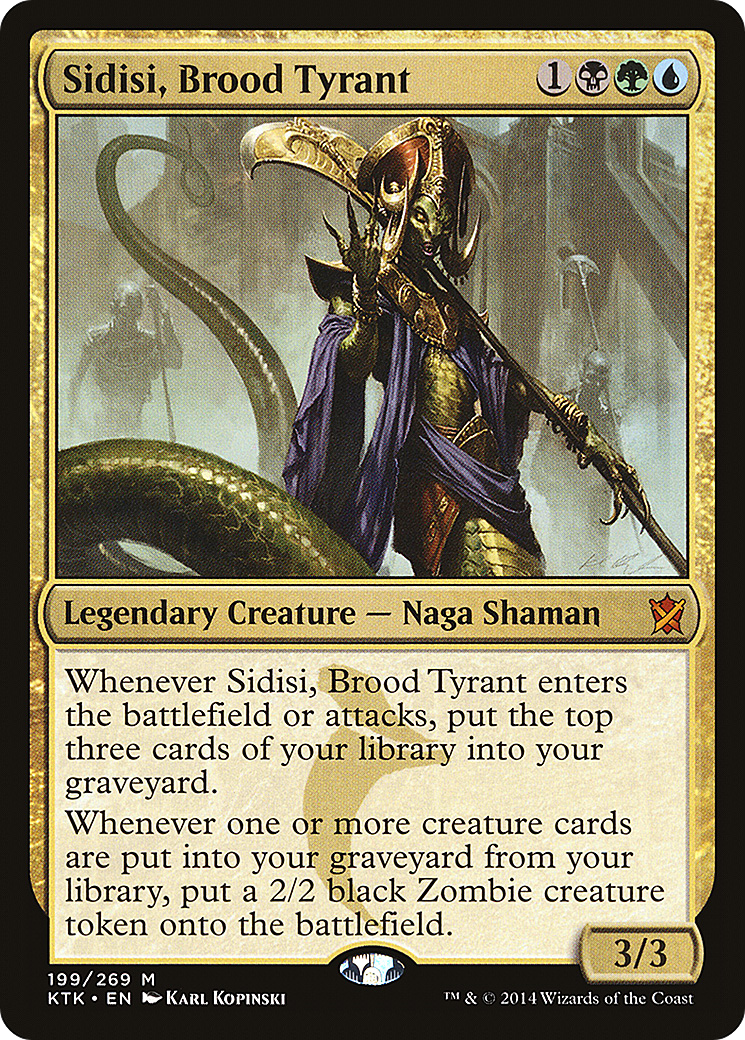 Sidisi, Brood Tyrant (KTK-199) - Khans of Tarkir Foil | Grognard Games