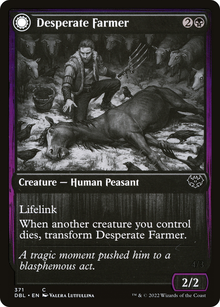 Desperate Farmer // Depraved Harvester [Innistrad: Double Feature] | Grognard Games