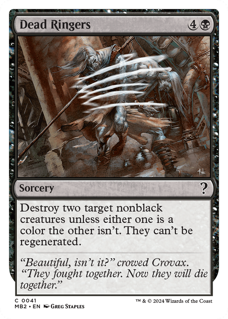 Dead Ringers (White Border) [Mystery Booster 2] | Grognard Games