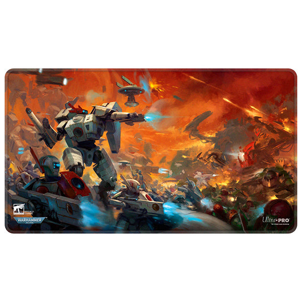 Ultra Pro Playmat: Warhammer 40,000- Stitched- T'au Empire Codex Aligned | Grognard Games