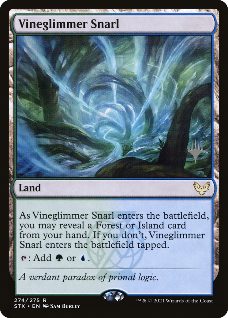 Vineglimmer Snarl (Promo Pack) [Strixhaven: School of Mages Promos] | Grognard Games