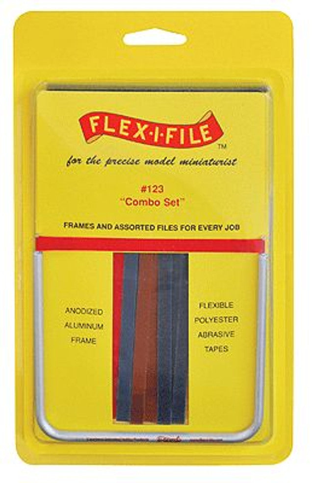 Flex-i-File 123 - Combo Set - Frame w/8 Each Fine, Medium & Coarse Tapes, 1 Bonus Tape | Grognard Games