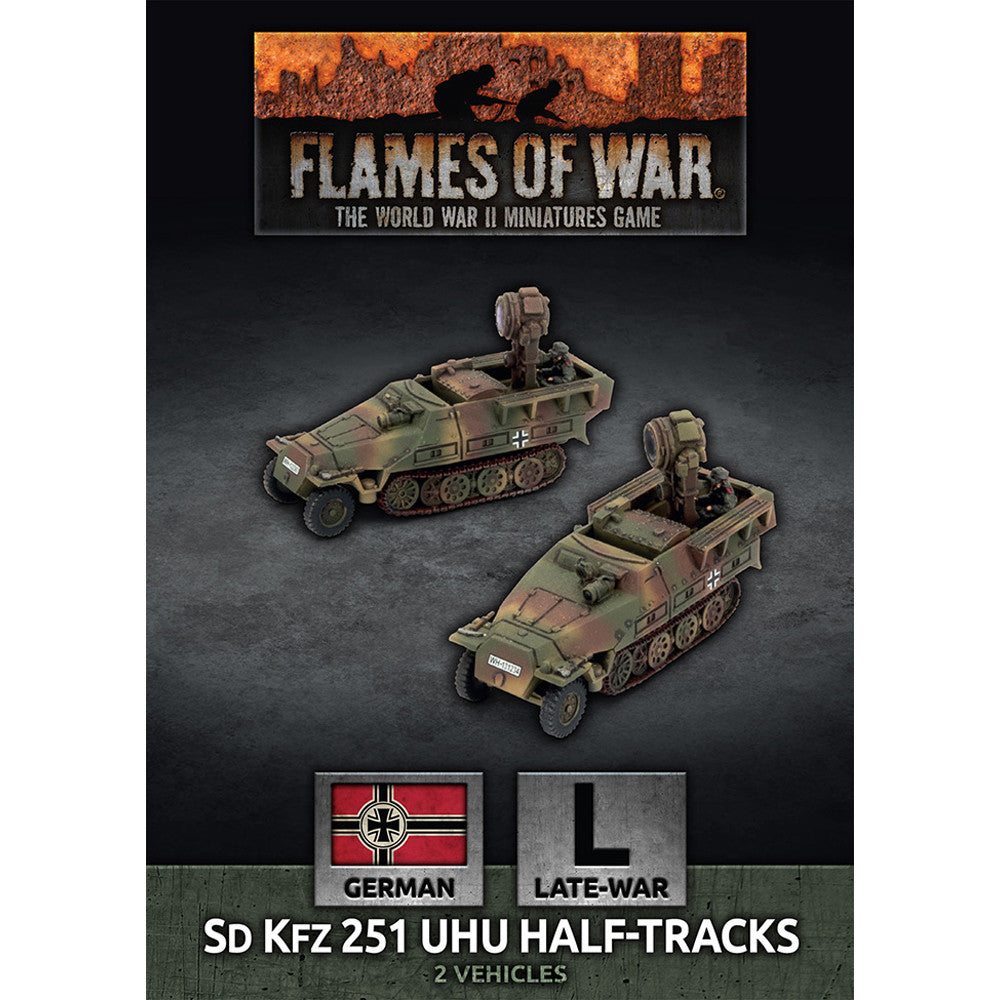 Flames of War WW2: Sd Kfz 251 Uhu Half-tracks | Grognard Games