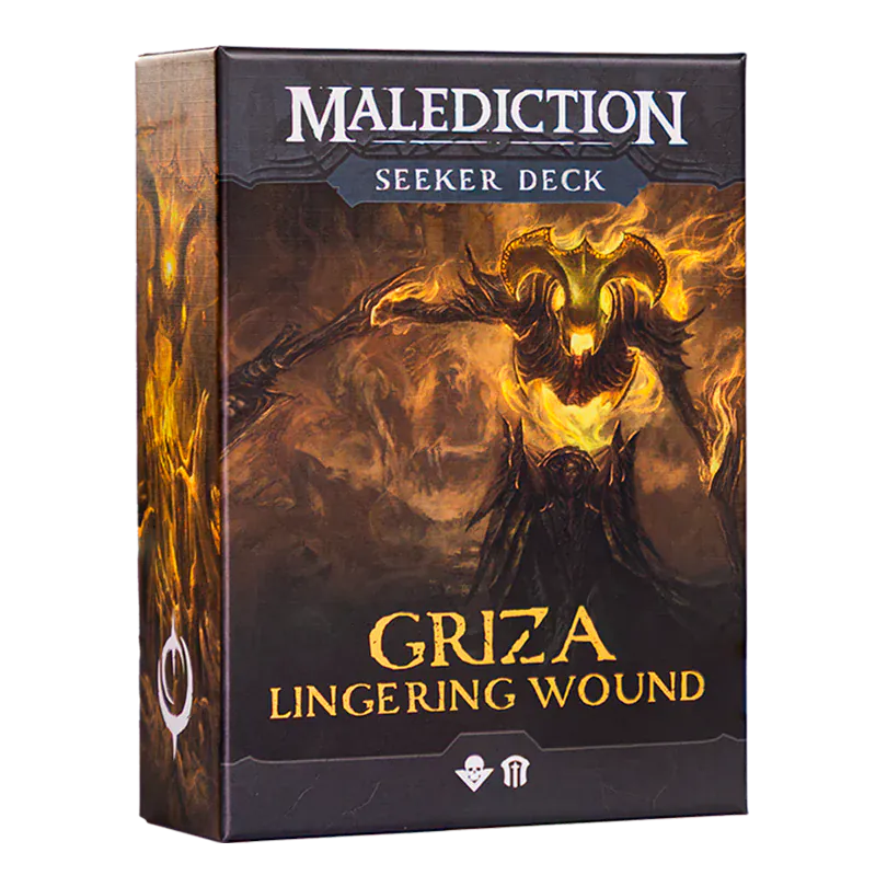 Malediction Miniatures Game - Seeker Deck - Griza, Lingering Wound (Pre-order Now!) | Grognard Games