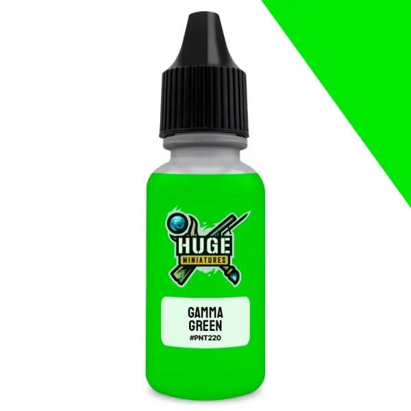 Huge Miniatures Gamma Green Fluorecent Paint | Grognard Games