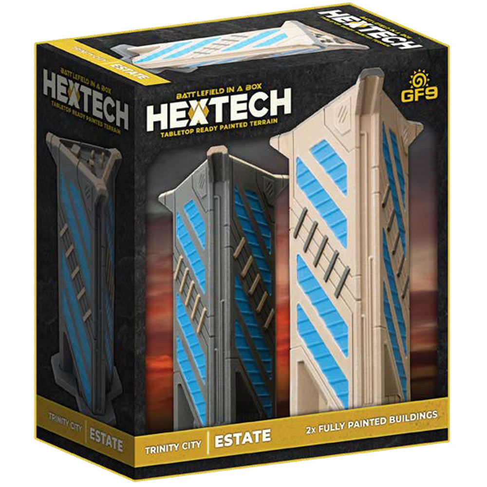 HEXT03 Battlefield in a Box: HexTech - Estate (2) | Grognard Games