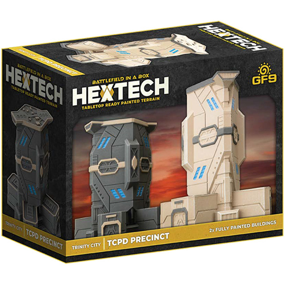 HEXT05 Battlefield in a Box: HexTech - TCPD Precint (2) | Grognard Games