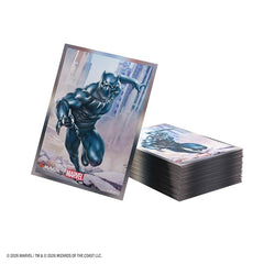 GAMEGENIC: MAGIC THE GATHERING: MSH MARVEL SUPER HEROES: PREMIUM ART SLEEVES: BLACK PANTHER | Grognard Games