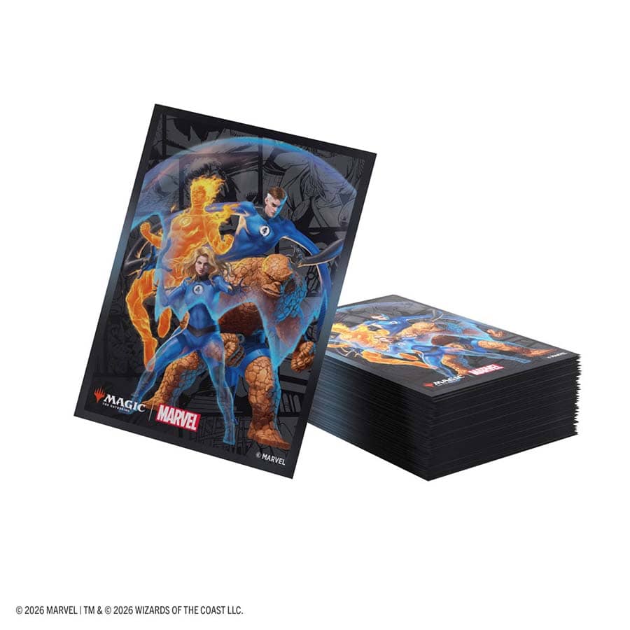 GAMEGENIC: MAGIC THE GATHERING: MSH MARVEL SUPER HEROES: PREMIUM ART SLEEVES: THE FANTASTIC FOUR | Grognard Games