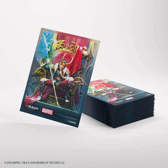 GAMEGENIC: MAGIC THE GATHERING: MSH MARVEL SUPER HEROES: PREMIUM ART SLEEVES: LOKI AND DOCTOR DOOM | Grognard Games