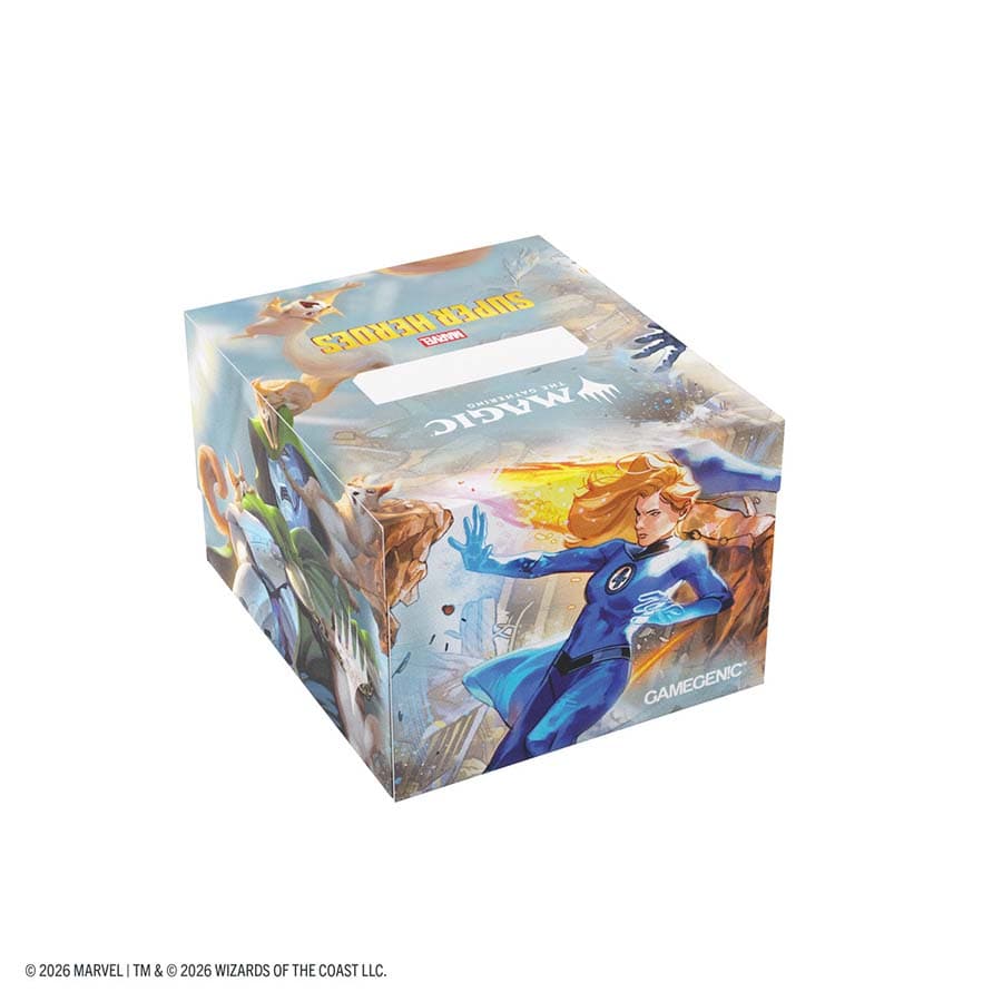 GAMEGENIC: MAGIC THE GATHERING: MSH MARVEL SUPER HEROES: SOFT CRATE 100 XL SIDELOADING: THE FANTASTIC FOUR AND GO NUTS! | Grognard Games