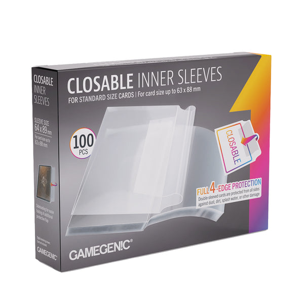 card sleeves 63x88 Board Game Sleeves: Standard (100) One pack contains 100 inner sleeves to be suitable also for larger deck formats Gamegenic Prime Thick Inner Card