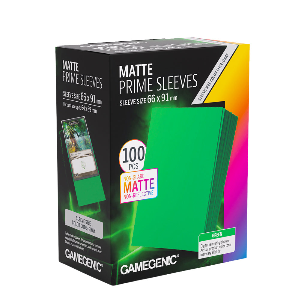 Gamegenic Matte Prime Sleeves 66x91 | Grognard Games